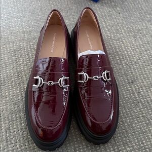 STUART WEITZMAN OWEN BUCKLE ULTRA LUG PLASFORM LOAFER 39.5 /9b new with box